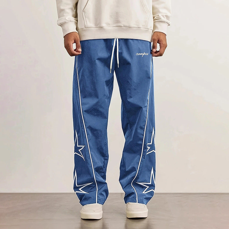 Men's Summer Loose Fit Straight Leg Pants