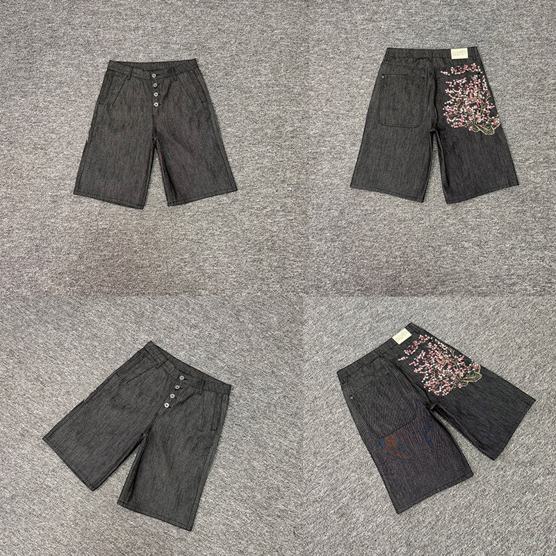 Designer Embroidered Denim Jeans