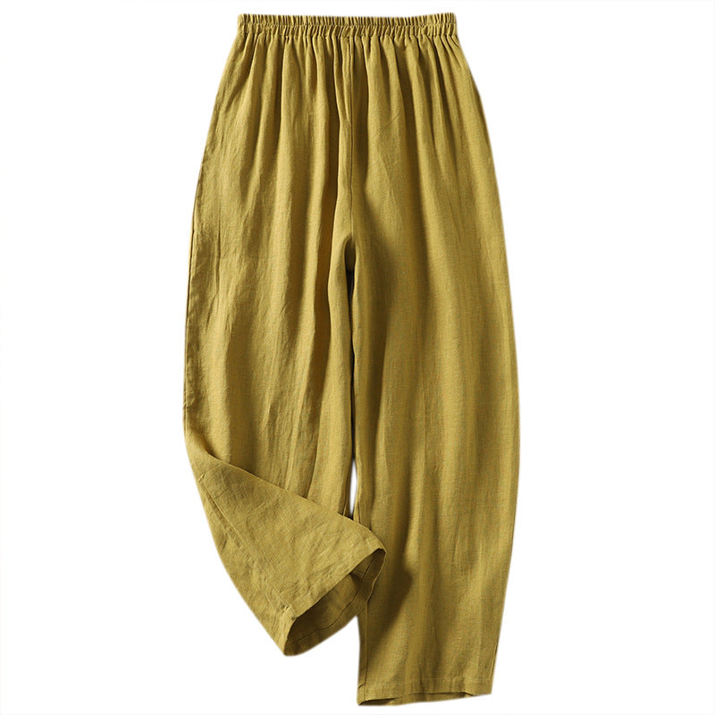 Women's Linen Wide Leg Pants