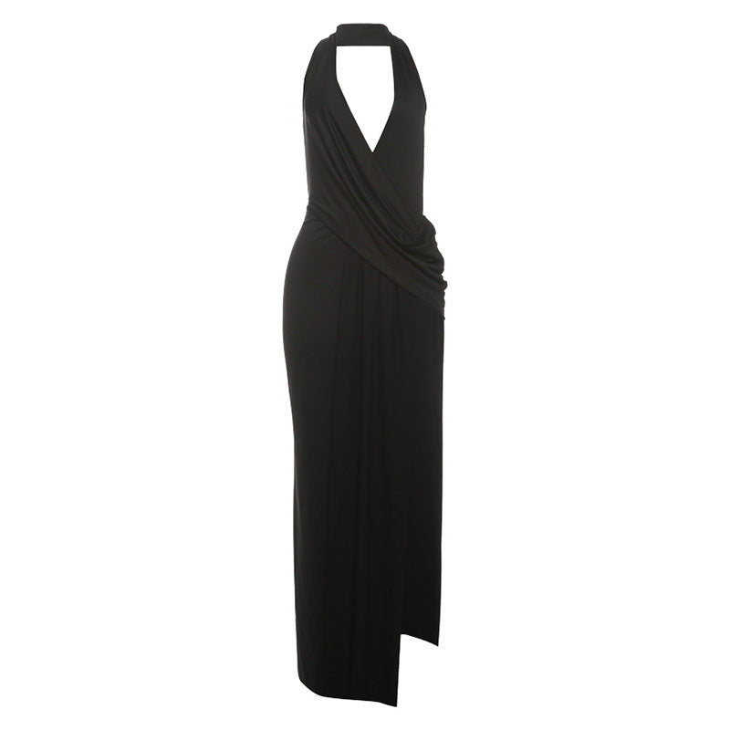 Elegant Slit Evening Dress