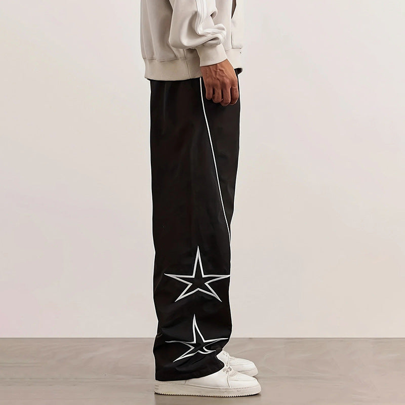 Men's Summer Loose Fit Straight Leg Pants