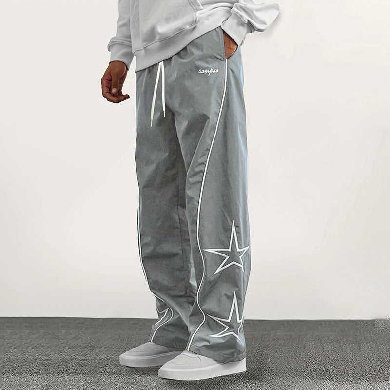 Men's Summer Loose Fit Straight Leg Pants