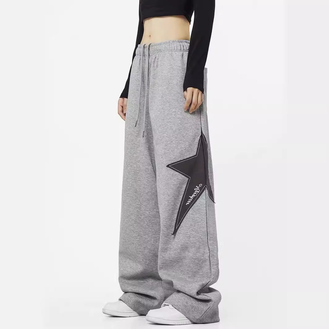Unisex Loose Straight-Leg Joggers